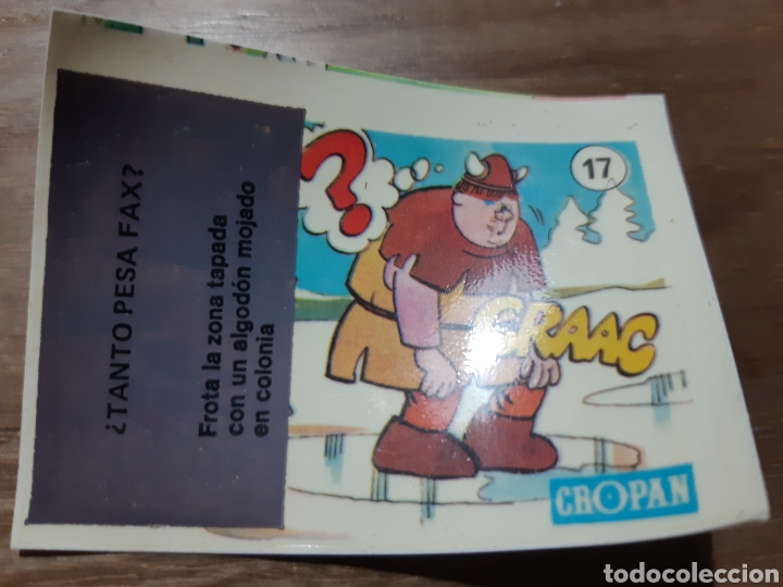 Coleccionismo Cromos antiguos: WICKIE EL VIKINGO CROPAN N&ordm; 17 SIN FROTAR