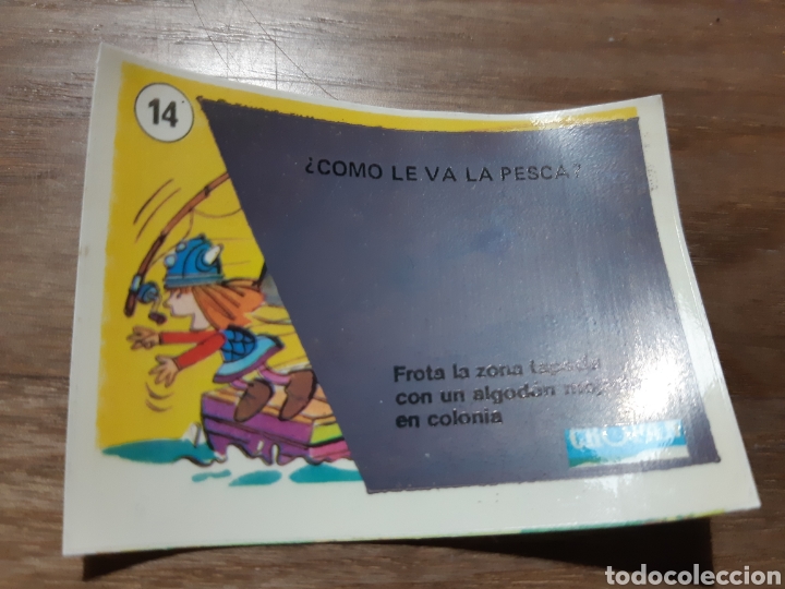 Coleccionismo Cromos antiguos: WICKIE EL VIKINGO CROPAN N&ordm; 14 SIN FROTAR