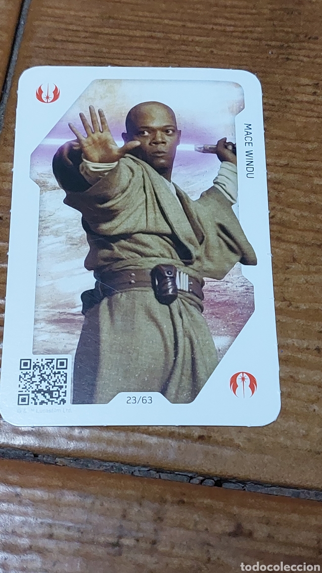 Coleccionismo cromos antiguos: Cromo Star Wars (Mace Windu) Carrefour - Foto 1
