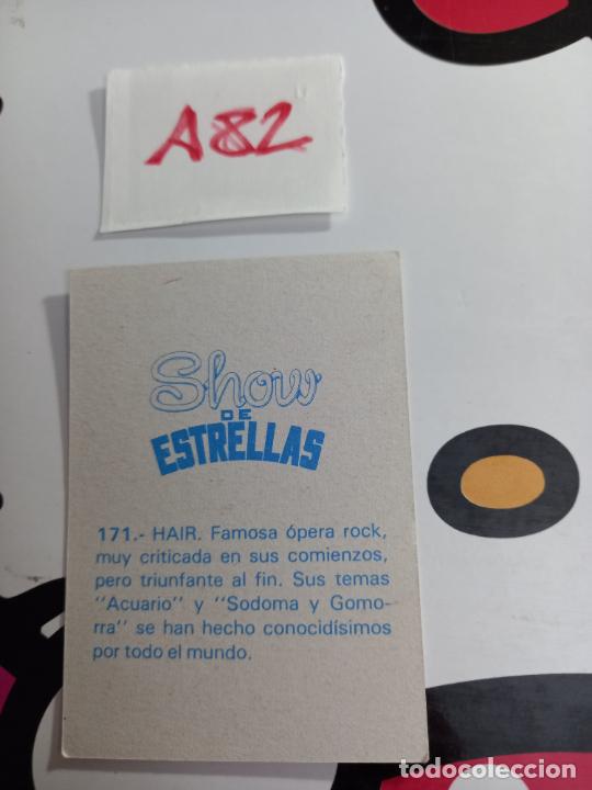 Coleccionismo cromos antiguos: 171 SHOW DE ESTRELLAS HAIR - Foto 2