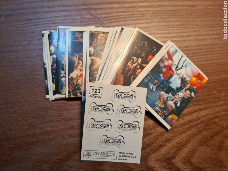 Coleccionismo cromos antiguos: 102 CROMOS DE 102 DALMATAS DE PANINI - Foto 1