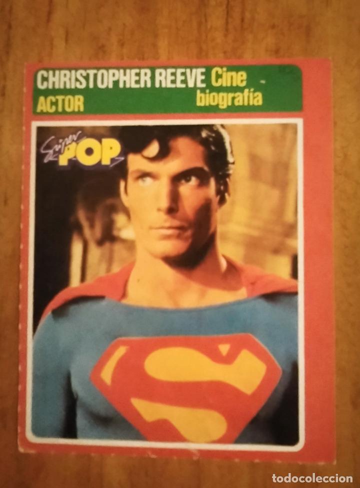 Coleccionismo cromos antiguos: Christopher Reeve Super Pop - Foto 1