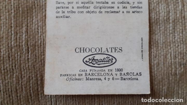 Coleccionismo cromos antiguos: CROMO EL CASTILLO DEL DIABLO. XI. CHOCOLATES AMATLLER. - Foto 6
