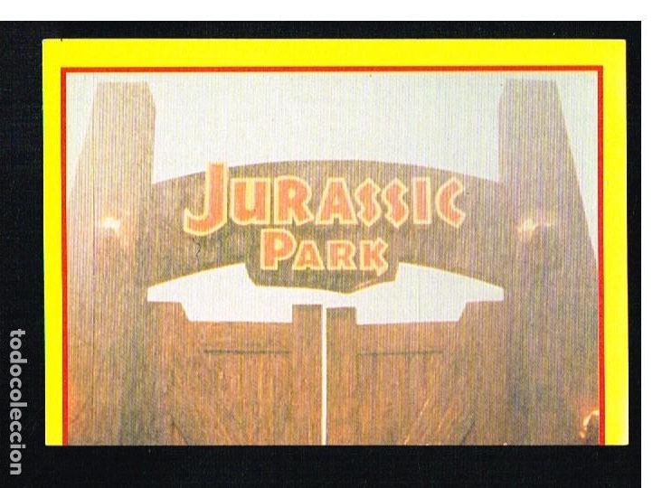 Coleccionismo cromos antiguos: JURASSIC PARK - CROMO N&ordm; 110 - EDICIONES ESTE 1992 - Foto 1