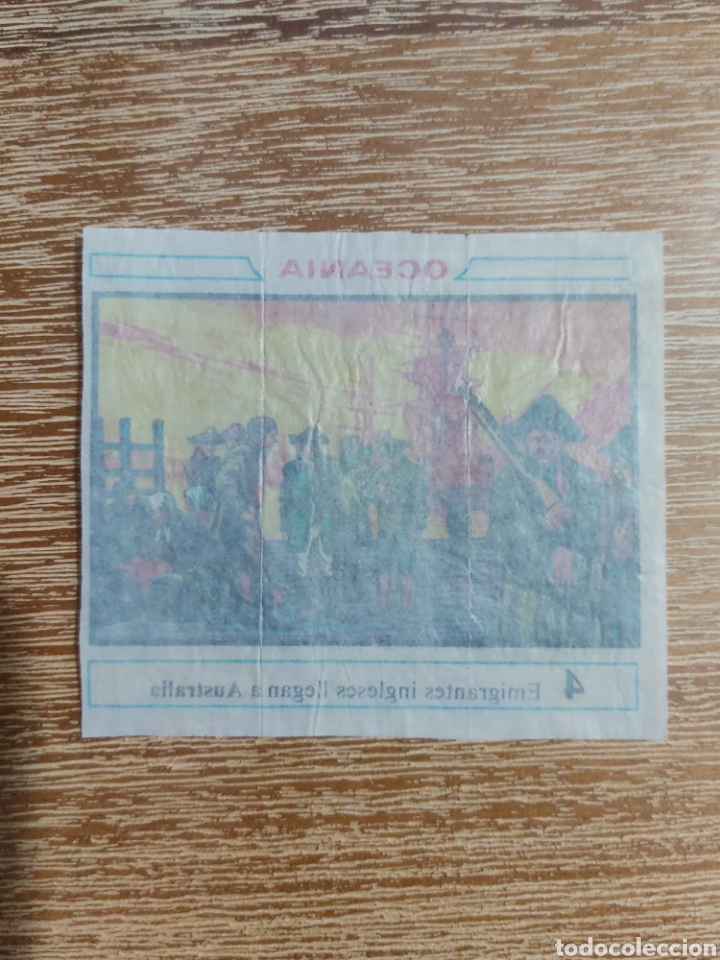 Coleccionismo cromos antiguos: Cromo Oceania Dunkin N&deg; 4 - Foto 2