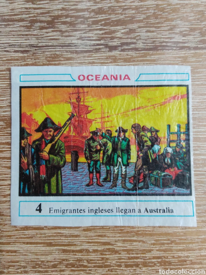 Coleccionismo cromos antiguos: Cromo Oceania Dunkin N&deg; 4 - Foto 1