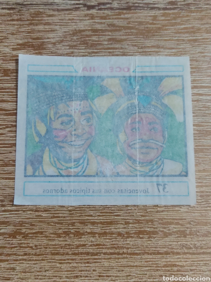 Coleccionismo cromos antiguos: Cromo Oceania Dunkin N&deg; 37 - Foto 2
