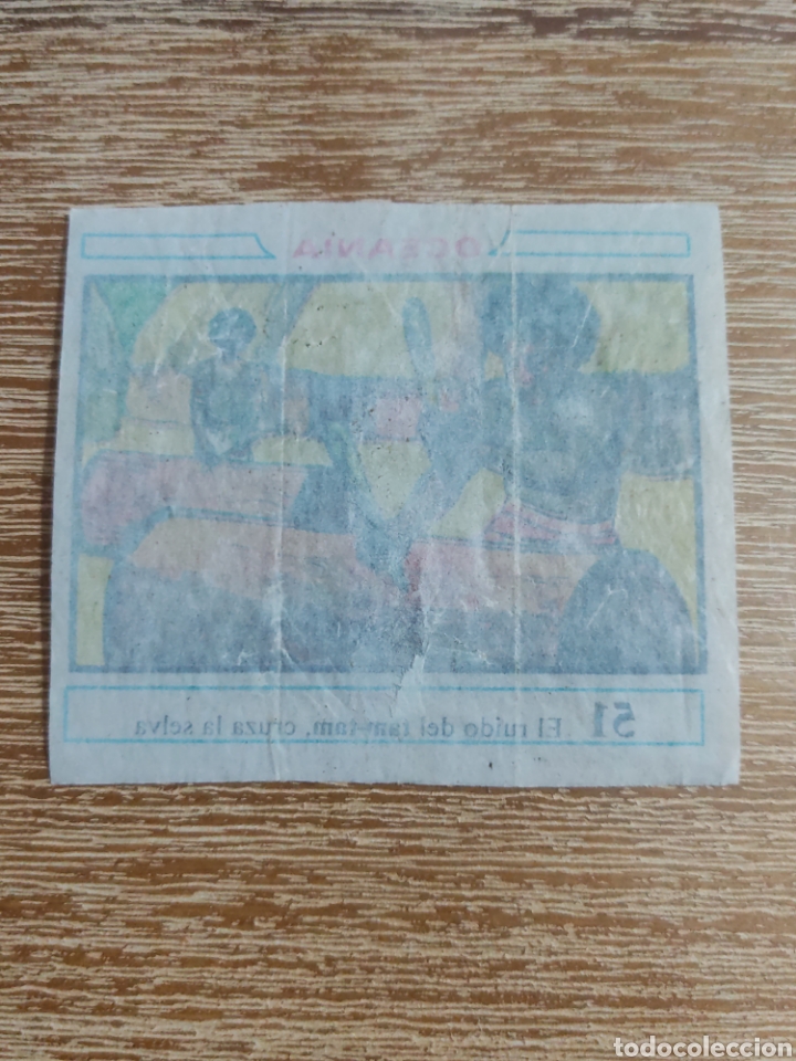 Coleccionismo cromos antiguos: Cromo Oceania Dunkin N&deg; 51 - Foto 2