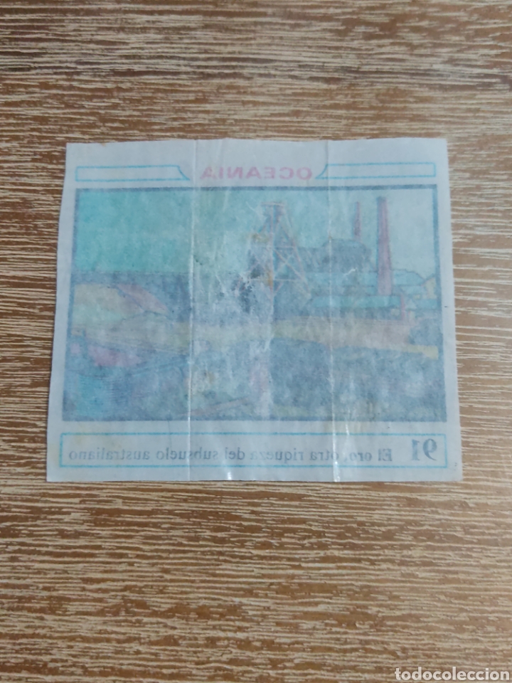 Coleccionismo cromos antiguos: Cromo Oceania Dunkin N&deg; 91 - Foto 2