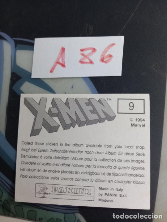 Coleccionismo cromos antiguos: X MEN PANINI 9 - Foto 2