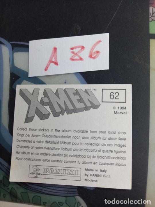 Coleccionismo cromos antiguos: X MEN PANINI 62 - Foto 2