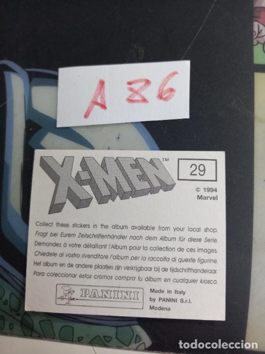 Coleccionismo cromos antiguos: X MEN PANINI 29 - Foto 2