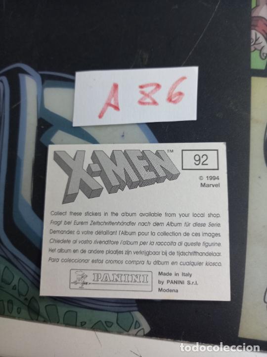 Coleccionismo cromos antiguos: X MEN PANINI 92 - Foto 2