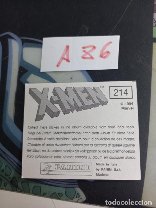 Coleccionismo cromos antiguos: X MEN PANINI 214 - Foto 2