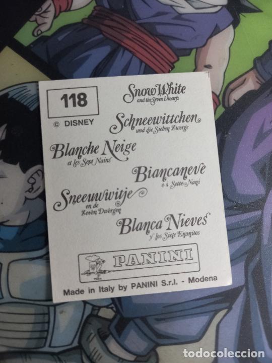 Coleccionismo cromos antiguos: BLANCANIEVES PANINI 118 - Foto 2
