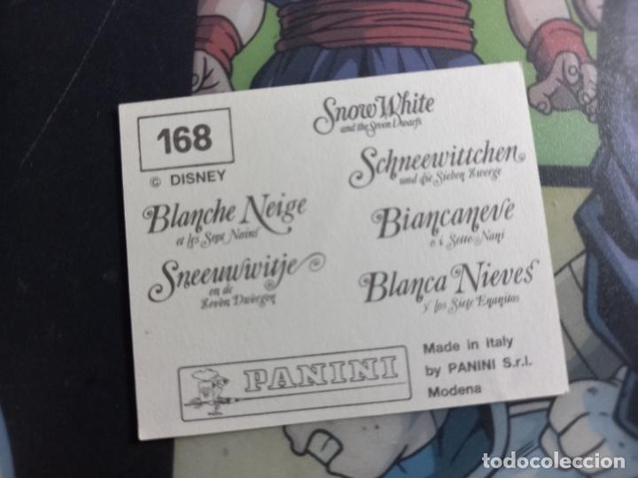 Coleccionismo cromos antiguos: BLANCANIEVES PANINI 168 - Foto 2