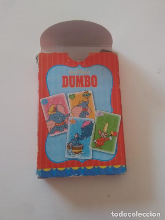 Coleccionismo Cromos antiguos: CAJA VACIA DUMBO PELICULA WALT DISNEY CROMO CARTA CARD JUEGO BARAJA NAIPES INFANTIL