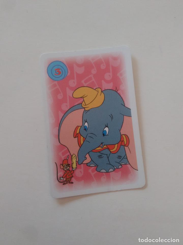 Coleccionismo Cromos antiguos: N&ordm; 3 DUMBO PELICULA WALT DISNEY CLASSICS CROMO CARTA CARD JUEGO BARAJA NAIPES INFANTIL