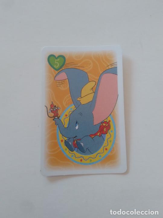 Coleccionismo Cromos antiguos: N&ordm; 5 DUMBO PELICULA WALT DISNEY CLASSICS CROMO CARTA CARD JUEGO BARAJA NAIPES INFANTIL