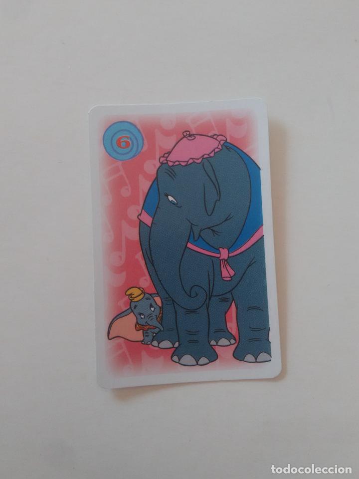 Coleccionismo Cromos antiguos: N&ordm; 6 DUMBO PELICULA WALT DISNEY CLASSICS CROMO CARTA CARD JUEGO BARAJA NAIPES INFANTIL
