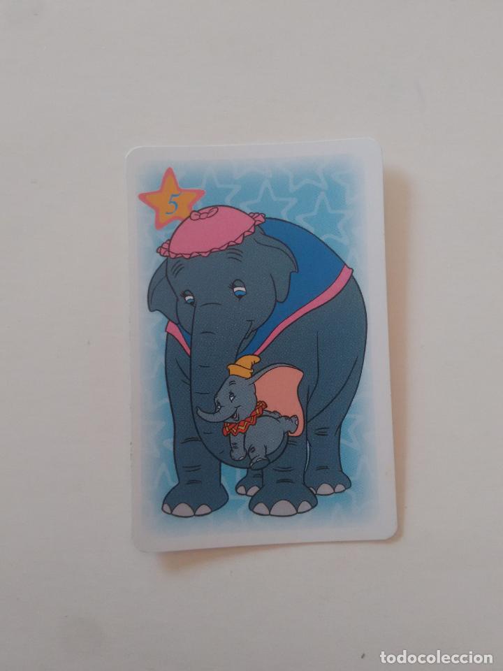 Coleccionismo Cromos antiguos: N&ordm; 5 DUMBO PELICULA WALT DISNEY CLASSICS CROMO CARTA CARD JUEGO BARAJA NAIPES INFANTIL
