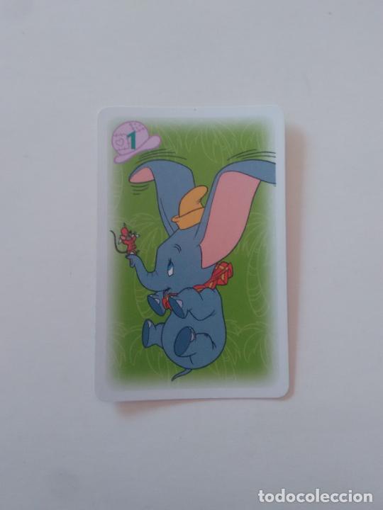 Coleccionismo Cromos antiguos: N&ordm; 1 DUMBO PELICULA WALT DISNEY CLASSICS CROMO CARTA CARD JUEGO BARAJA NAIPES INFANTIL