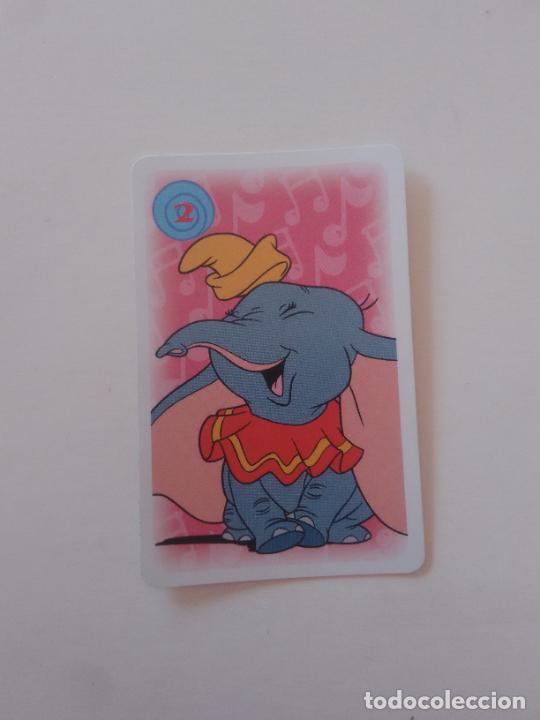 Coleccionismo Cromos antiguos: N&ordm; 2 DUMBO PELICULA WALT DISNEY CLASSICS CROMO CARTA CARD JUEGO BARAJA NAIPES INFANTIL