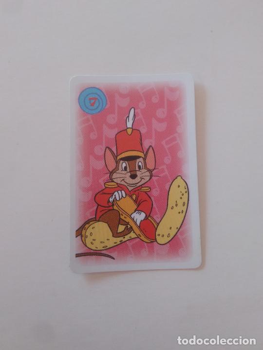 Coleccionismo Cromos antiguos: N&ordm; 7 DUMBO PELICULA WALT DISNEY CLASSICS CROMO CARTA CARD JUEGO BARAJA NAIPES INFANTIL