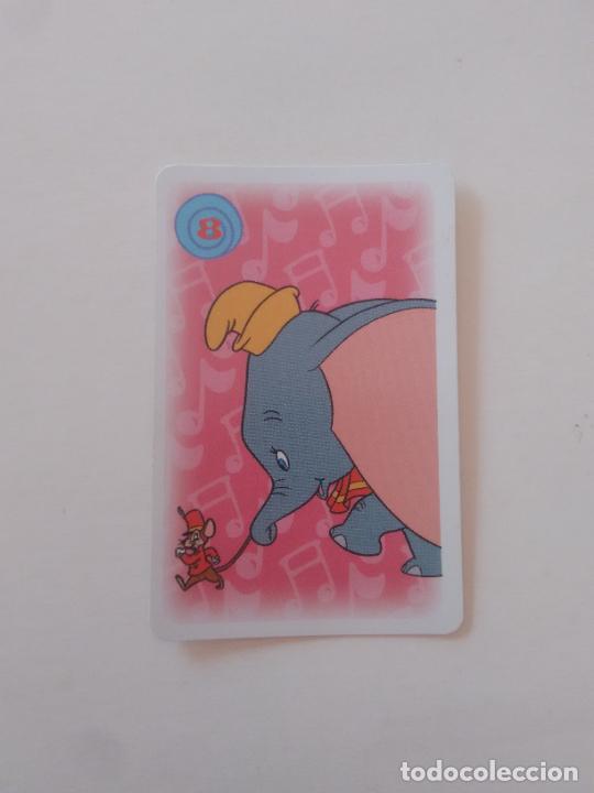 Coleccionismo Cromos antiguos: N&ordm; 8 DUMBO PELICULA WALT DISNEY CLASSICS CROMO CARTA CARD JUEGO BARAJA NAIPES INFANTIL