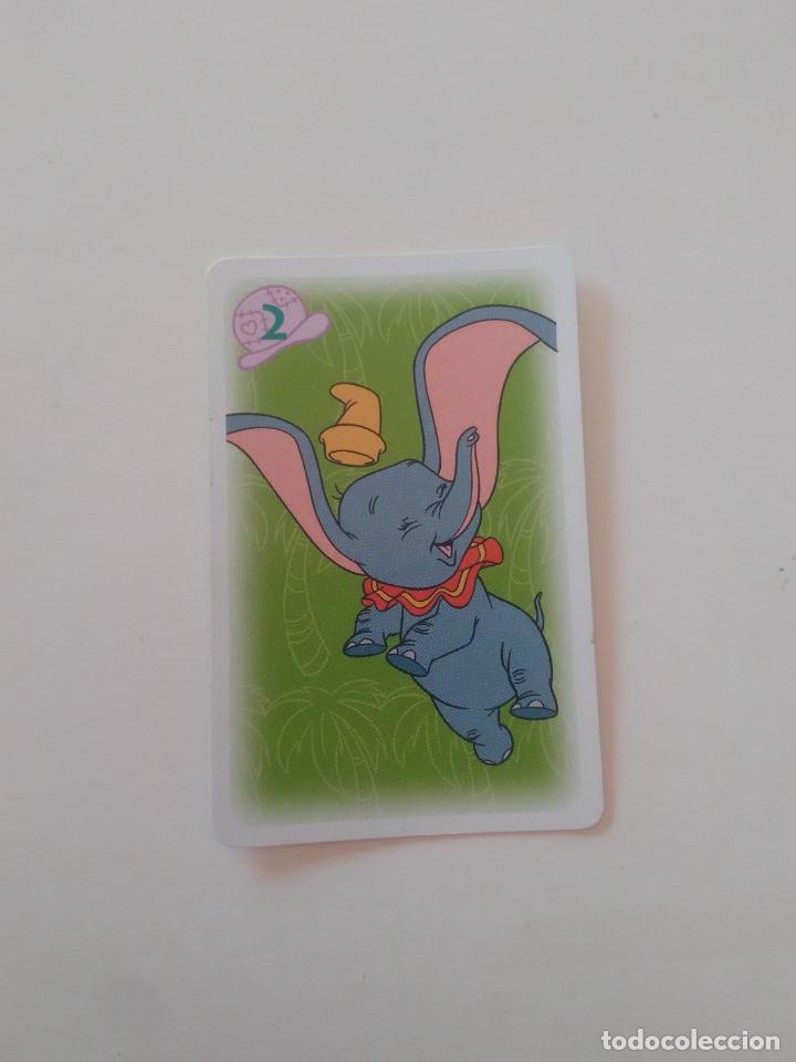Coleccionismo Cromos antiguos: N&ordm; 2 DUMBO PELICULA WALT DISNEY CLASSICS CROMO CARTA CARD JUEGO BARAJA NAIPES INFANTIL