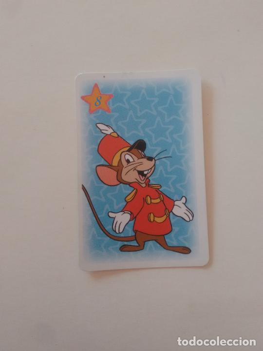 Coleccionismo Cromos antiguos: N&ordm; 8 DUMBO PELICULA WALT DISNEY CLASSICS CROMO CARTA CARD JUEGO BARAJA NAIPES INFANTIL