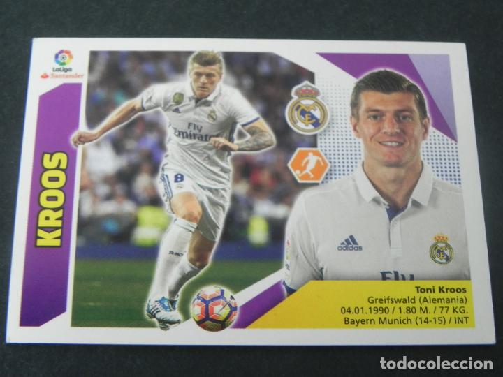 Coleccionismo Cromos antiguos: KROOS N&ordm; 10 (REAL MADRID) LIGA ESTE 2017-18 - PANINI