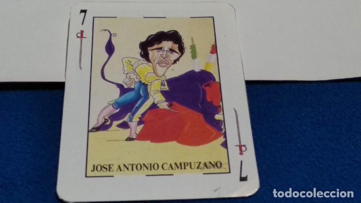 Colecionismo Cromos antigos: carta edica de p&oacute;ker tauromaquia.caricaturas toreros - JOSE ANTONIO CAMPUZANO