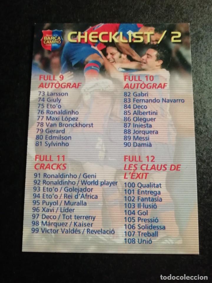 Coleccionismo cromos antiguos: MESSI #142 CHECKLIST 2 BAR&Ccedil;A CAMPI&Oacute; MEGACRACKS 2004/05 - Foto 1