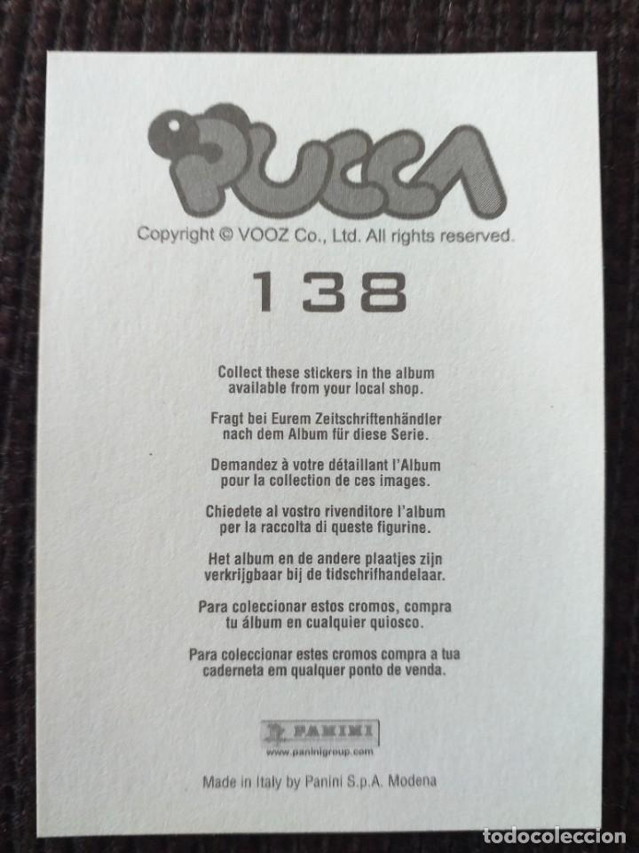 Coleccionismo cromos antiguos: CROMO. PUCCA. NUMERO 138. PANINI. - Foto 2