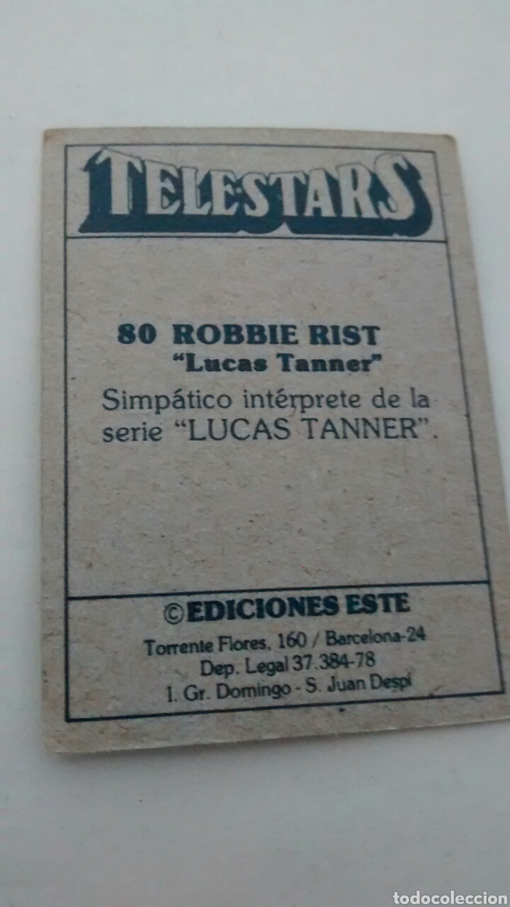Coleccionismo cromos antiguos: TELESTARS, EDICIONES ESTE, 1978, CROMO N&ordm; 80 - Foto 2