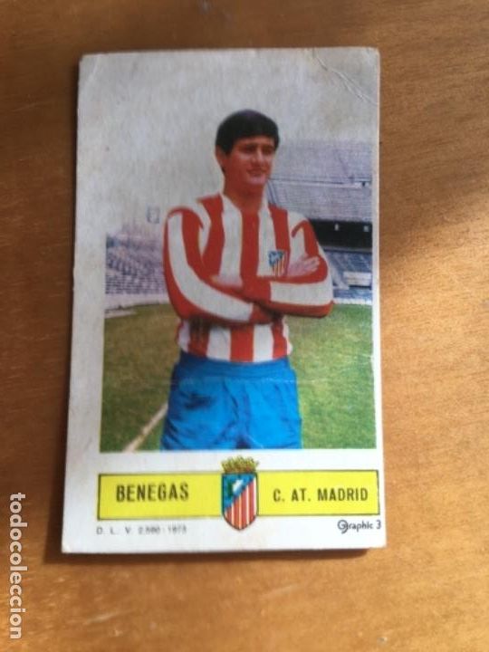 Coleccionismo cromos antiguos: Este 73-74 Benegas nunca pegado - Foto 1