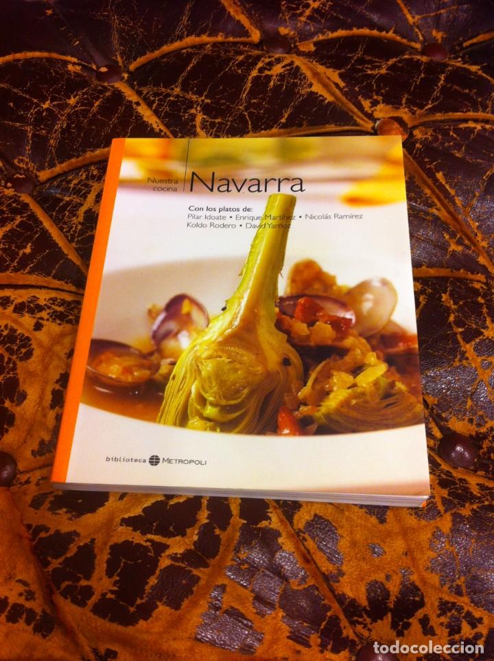 Collectionnisme Cartes &agrave; collectionner anciennes: NUESTRA COCINA. NAVARRA. BIBLIOTECA METR&Oacute;POLI, 2004