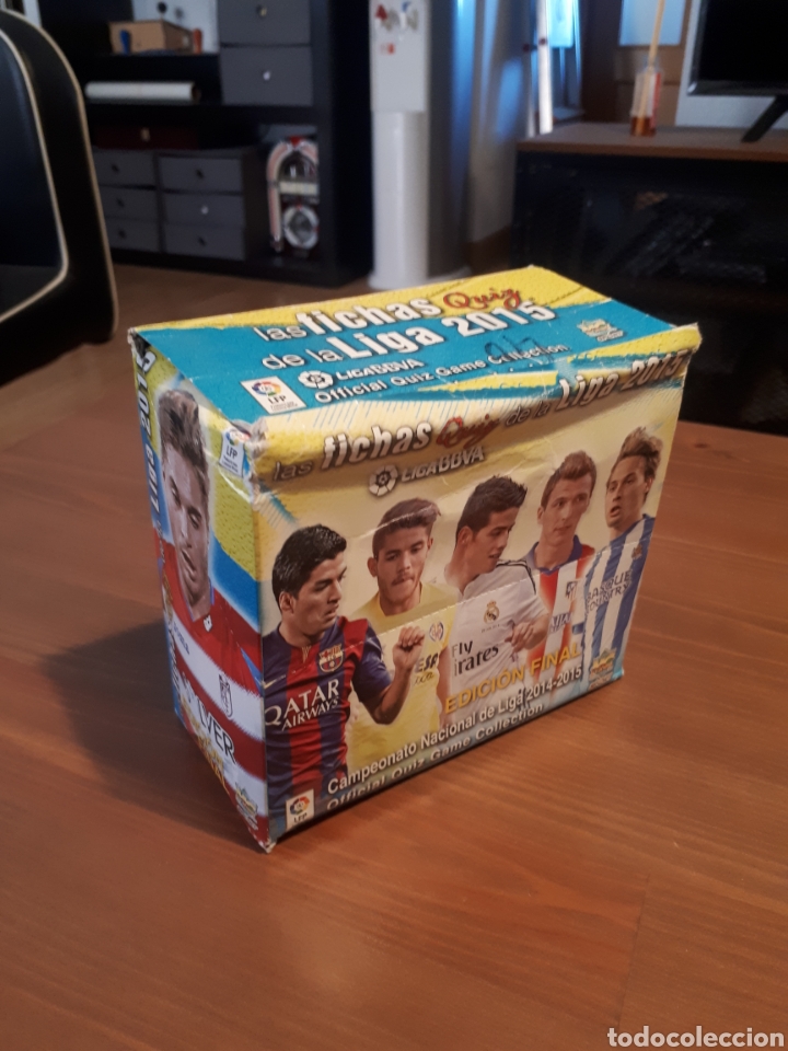 Coleccionismo Cromos antiguos: Caja completa Las fichas de la liga 2014 2015 QUIZ EDICION FINAL 40 sobres Mundo CROMO Sport