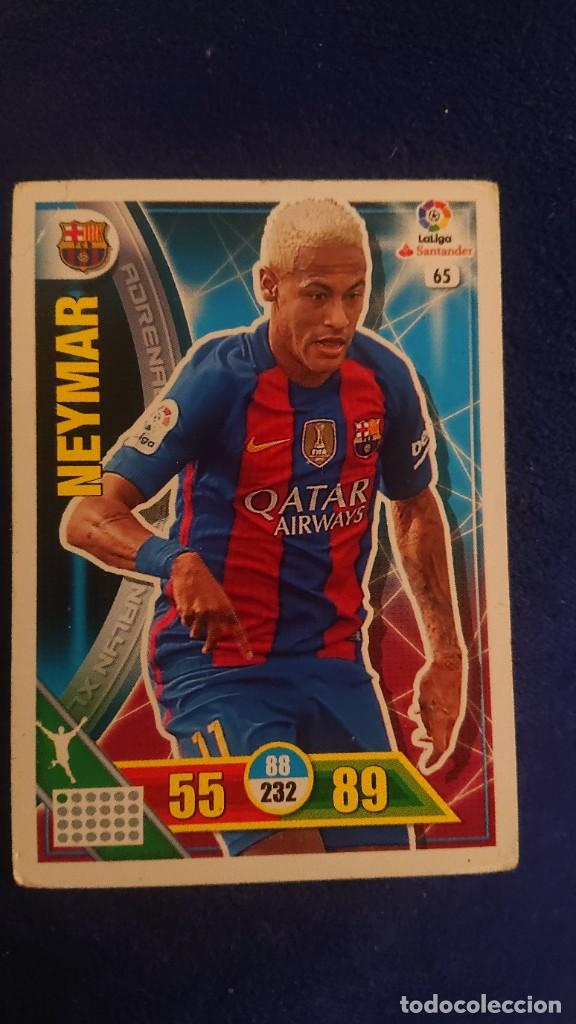 Collectable Antique Stickers: ADRENALYN XL NEYMAR 65 BARCELONA CROMO LIGA 16 17 TEMP 2016 2017 PANINI