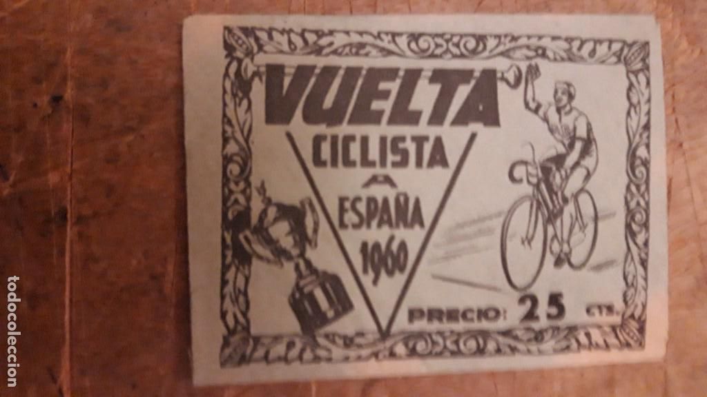 Coleccionismo cromos antiguos: 1 SOBRE SIN ABRIR DE LA ** VUELTA CICLISTA A ESPA&Ntilde;A 1960 ** EDITORIAL FHER