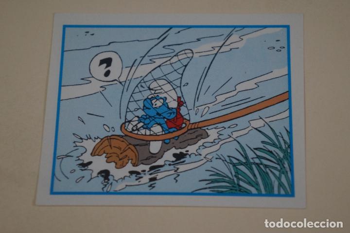 Coleccionismo Cromos antiguos: CROMO DE LOS PITUFOS SIN PEGAR N&ordm; 124 A&Ntilde;O 1995 DEL ALBUM LOS PITUFOS DE MERLIN