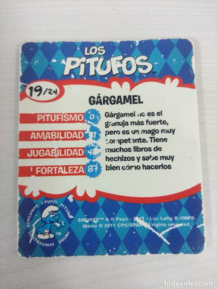 Coleccionismo cromos antiguos: 7 CROMOS RIGIDOS EN 3D/LOS PITUFOS PEYO. - Foto 2