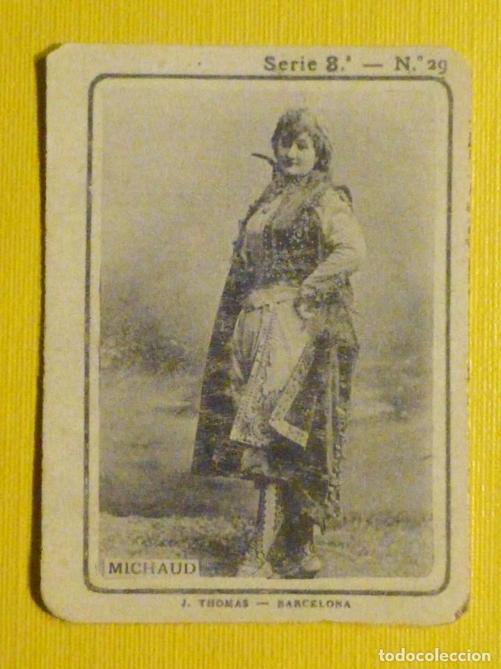 Collectionnisme Cartes &agrave; collectionner anciennes: ANTIGUA FOTOTIPIA - SERIE 8 - Mujeres artistas &eacute;poca N&ordm; 29 - CERILLAS - Michaud