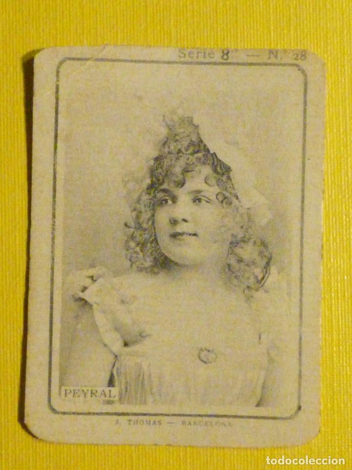 Collectionnisme Cartes &agrave; collectionner anciennes: ANTIGUA FOTOTIPIA - SERIE 8 - Mujeres artistas &eacute;poca N&ordm; 28 - CERILLAS - Peyral