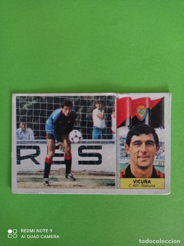 Sammeln alte Sammelbilder: Este 86 87 Vicu&ntilde;a del Osasuna - nunca pegado