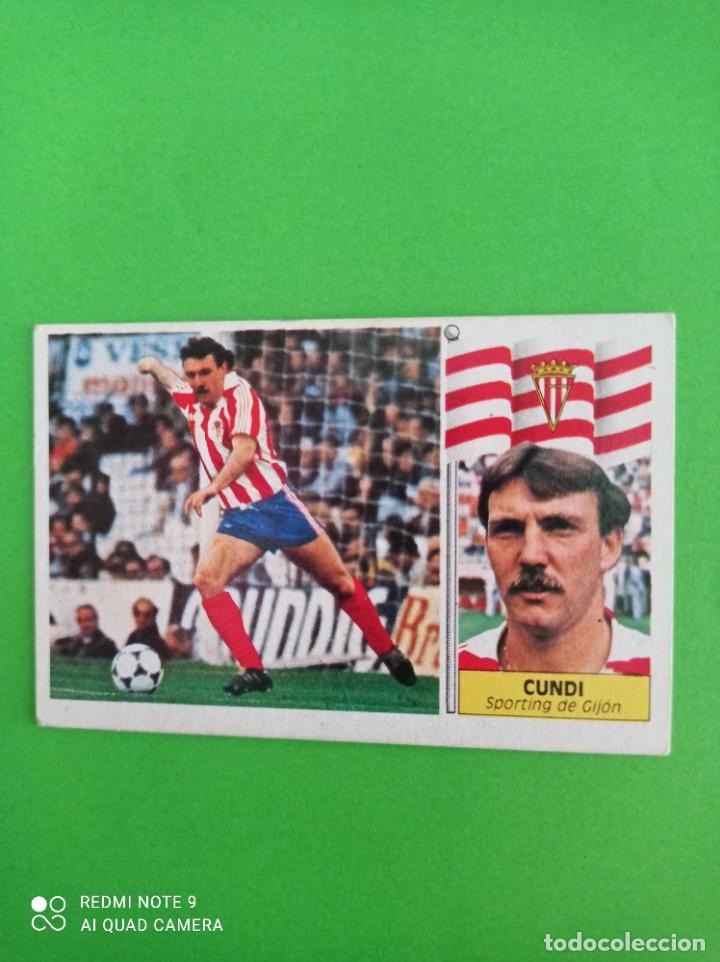 Sammeln alte Sammelbilder: Este 86 87 Cundi del Sporting de Gij&oacute;n - nunca pegado