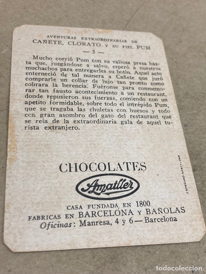 Coleccionismo cromos antiguos: Colecci&oacute;n de 36 cromosCHOCOLATES Amatller - Foto 2