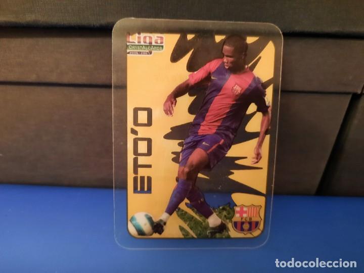 Coleccionismo cromos antiguos: Cromo crystalcards Etoo - Foto 1