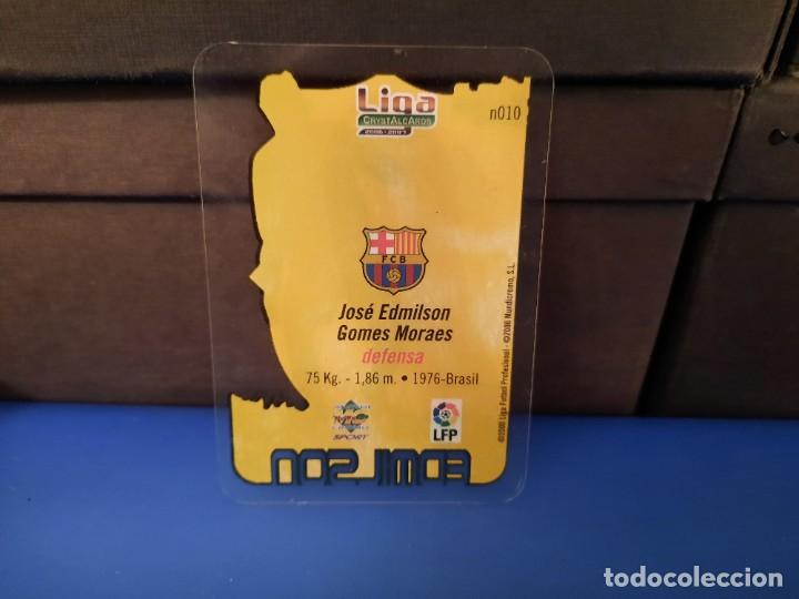 Coleccionismo cromos antiguos: Cromo crystalcards Edmilson - Foto 2